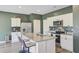 Kitchen with granite countertops, stainless steel appliances, and white cabinets at 494 Pender Woods Dr, Summerville, SC 29486