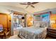 Bedroom with cozy design; featuring ensuite living space and decorated with ample natural light at 520 E Huron Ave, Folly Beach, SC 29439