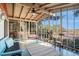 Relaxing screened porch featuring comfortable seating and views of the outdoors at 520 E Huron Ave, Folly Beach, SC 29439