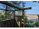 Outdoor shower with views of the marshland at 520 E Huron Ave, Folly Beach, SC 29439
