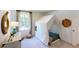 Neutral bedroom with a fun tent, round mirror, and white dresser, creating a playful space at 529 Blue Mistflower Dr, Moncks Corner, SC 29461