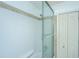 Bathroom with tile shower and glass door at 610 Old Golf Rd, Summerville, SC 29483