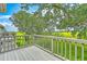 Spacious deck offering beautiful views of the green scenery beyond the trees at 638 Harbor Creek Pl # 19, Charleston, SC 29412