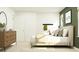 This is a bedroom with a bed, dresser, backpack, and painting at 639 Culpepper St, Summerville, SC 29486