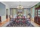 Formal dining room with hardwood floors, traditional furniture, and natural light at 750 Navigators Run, Mount Pleasant, SC 29464