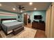 Bedroom showcasing a wooden sliding closet door at 762 Swanson Ave Ave, Charleston, SC 29412