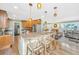 Beautiful kitchen showcasing ample counter space and seamlessly connects to the living and dining areas at 762 Swanson Ave Ave, Charleston, SC 29412