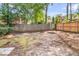 Large, fenced backyard with ample space for recreation and relaxation at 8618 Woodland Walk, North Charleston, SC 29420