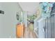Inviting entryway with light-colored walls and wood-look floors leads to a cozy living space at 9808 Wooden Pestle Way, Ladson, SC 29456
