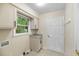 Laundry room features granite countertops, a window, and overhead cabinets at 105 Spring St, Summerville, SC 29485