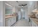 Well-lit kitchen featuring white cabinetry, modern appliances, and neutral countertops at 1158 Village Creek Ln # 4, Mount Pleasant, SC 29464