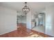 Inviting living area with hardwood floors connecting to the kitchen and more living space at 1158 Village Creek Ln # 4, Mount Pleasant, SC 29464