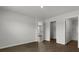 Bedroom with wood flooring, walk-in closet, and bathroom at 143 Haventree Ct, Summerville, SC 29486
