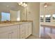 Elegant bathroom featuring double sinks, granite countertops, and modern fixtures at 171 Threaded Fern Lndg, Summerville, SC 29485