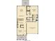 First floor floor plan of a home featuring a 2-car garage, a living room, kitchen, dining room, and owner's suite at 171 Threaded Fern Lndg, Summerville, SC 29485