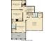 Second floor floor plan featuring 3 bedrooms, a guest suite, and 2 baths with walk in closets in the bedrooms at 171 Threaded Fern Lndg, Summerville, SC 29485