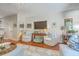 Cozy living room features stylish decor, wood floors, and ample seating at 1723 Brittlebush Ln, Johns Island, SC 29455