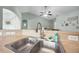 Close-up of the kitchen sink featuring stainless steel basin and modern faucet at 201 Maywood Dr, Moncks Corner, SC 29461