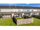 Aerial view of a fenced backyard, offering privacy and outdoor space at 282 Swallowtail Ln, Goose Creek, SC 29445