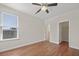 Bedroom with wood floors, natural light, and two closets at 316 Beachgrass Ln, Summerville, SC 29486