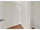 Walk-in closet with wire shelving and wood floors at 316 Beachgrass Ln, Summerville, SC 29486