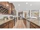 Spacious kitchen with granite countertops, tile flooring, and stainless steel appliances at 316 Beachgrass Ln, Summerville, SC 29486
