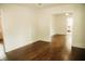 Bright living room with hardwood floors and fresh paint at 317 Bay St, Walterboro, SC 29488