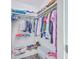 Walk-in closet with ample shelving and hanging space, providing efficient storage solutions at 326 Turner Ln, Round O, SC 29474