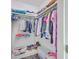 Walk-in closet with ample shelving and hanging space, providing efficient storage solutions at 326 Turner Ln, Round O, SC 29474