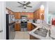 Updated kitchen with stainless steel appliances, granite countertops, and plenty of cabinet space at 3312 Telford Ct, Summerville, SC 29485