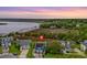 Aerial view of the neighborhood showcasing the home's proximity to the waterfront and lush surroundings at 4636 Ashley View Ln, North Charleston, SC 29405