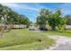 Large backyard with boat and car parking provides ample space for outdoor activities at 5904 Oak Street, Hanahan, SC 29410