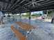 Open-air pavilion offering picnic tables and gathering space for community events and outdoor dining at 5904 Oak Street, Hanahan, SC 29410