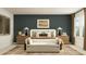 This bedroom showcases a large bed with decorative pillows, side tables, lamps, and a decorative area rug at 620 Culpepper St, Summerville, SC 29486