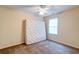 Bedroom featuring a neutral color palette, carpeted floor, and a ceiling fan at 6280 Rolling Fork Rd # 302, North Charleston, SC 29406