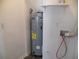 Compact utility room featuring water heater and laundry hookups, ensuring functionality at Way, Goose Creek, SC 29445
