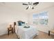 Bedroom with ceiling fan and window view at 105 Brockman Way, Goose Creek, SC 29445