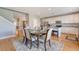 Inviting dining area adjacent to the kitchen with seating for six at 109 Cypress Plantation Rd, Moncks Corner, SC 29461