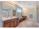 The main bathroom offers dual sinks, a soaking tub, and a separate shower at 109 Cypress Plantation Rd, Moncks Corner, SC 29461