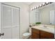 Bathroom with modern vanity, bright lighting, and ample storage at 110 Bayberry Run, Summerville, SC 29485