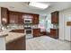 Kitchen with stainless steel appliances, granite countertops, and decorative tile backsplash at 110 Bayberry Run, Summerville, SC 29485