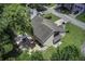 This is an aerial view of the rear of the property with the patio at 112 Lewisfield Dr, North Charleston, SC 29418