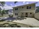 An outdoor patio boasts a table set and open layout at 112 Lewisfield Dr, North Charleston, SC 29418