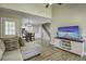 Open-concept living space flows into the kitchen and dining area, perfect for entertaining at 112 Lewisfield Dr, North Charleston, SC 29418