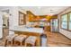 Stylish kitchen with granite countertops, stainless steel appliances, and a breakfast bar at 115 W Park Ln, Summerville, SC 29486