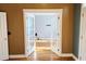 Inviting office space with french doors, hardwood floors, and bright lighting at 116 Marshside Dr, Summerville, SC 29485