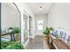 Bright entryway featuring wood-look flooring, stylish decor, and a view of the home's interior at 119 Lucca Dr, Summerville, SC 29486
