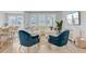 Bright living room with a view to backyard, stylish furniture and modern decor at 1226 Spotflower St, Summerville, SC 29485