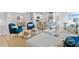Open-concept living room flowing into kitchen, featuring bright, modern decor at 1226 Spotflower St, Summerville, SC 29485