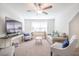 Bonus room includes ceiling fan, furniture and decor at 1242 Schirmer St, Mount Pleasant, SC 29464